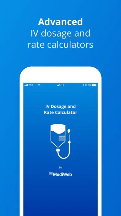 IV Dosage and Rate Calculator應用截圖