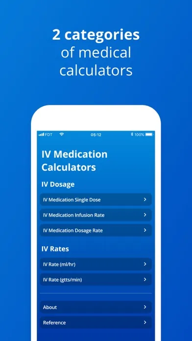 IV Dosage and Rate Calculator應用截圖