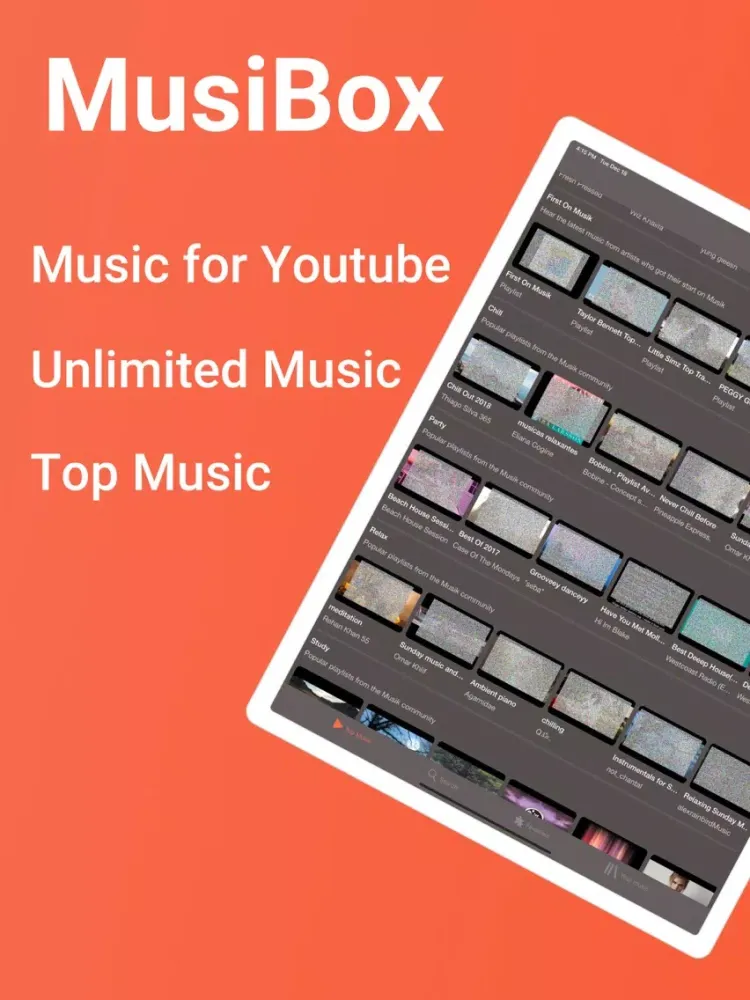 Tangkapan skrin Snaptube - Unlimited Music iPad 