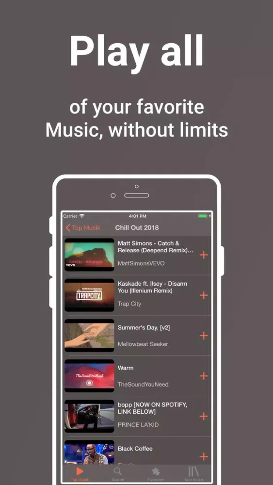 Tangkapan skrin Snaptube - Unlimited Music