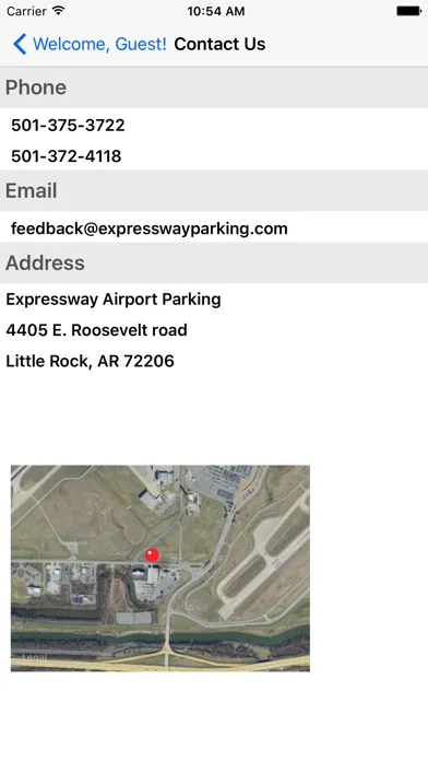 Captures d'écran de Expressway Airport Parking