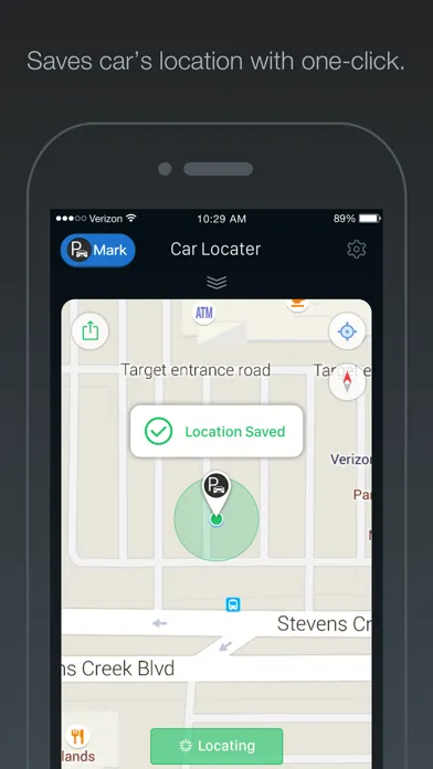 ภาพหน้าจอของ Car Locator - GPS Auto Locator, Vehicle Parking Location Finder, Reminder
