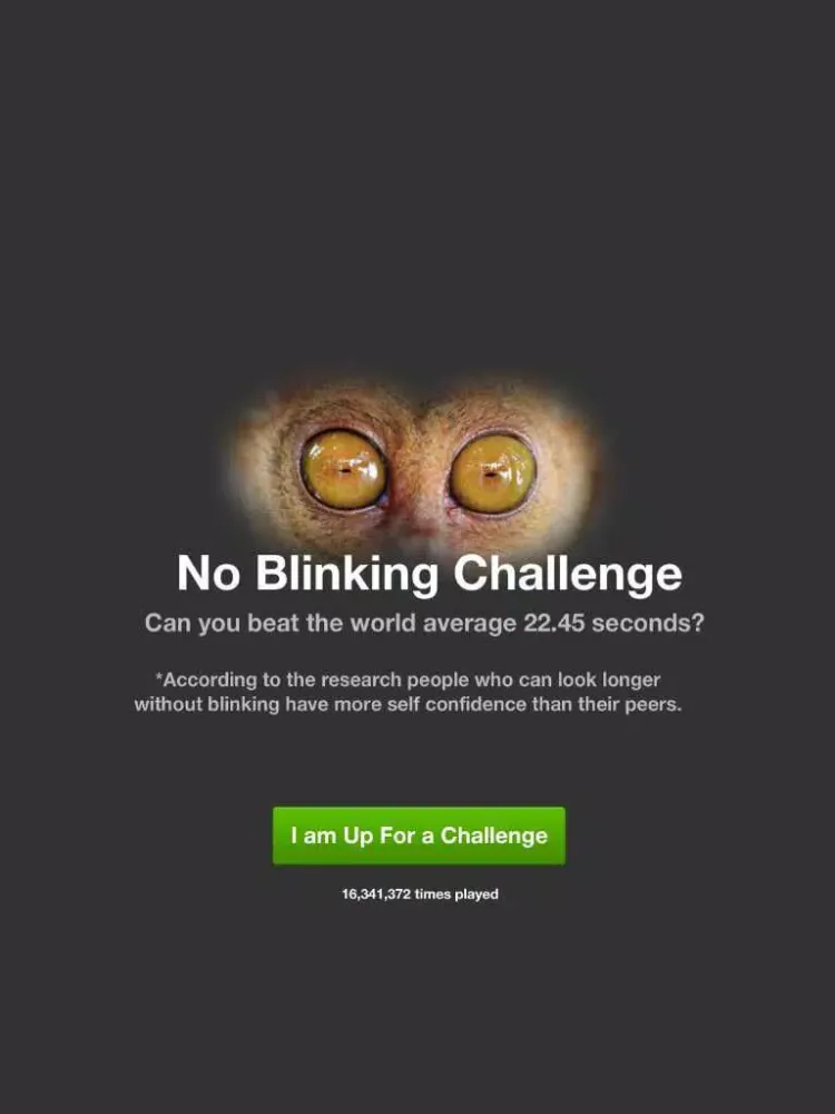 Скриншоты No Blinking Challenge iPad 