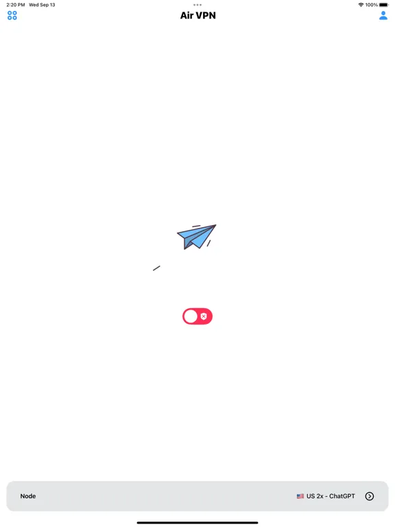 Скриншоты Air VPN iPad 