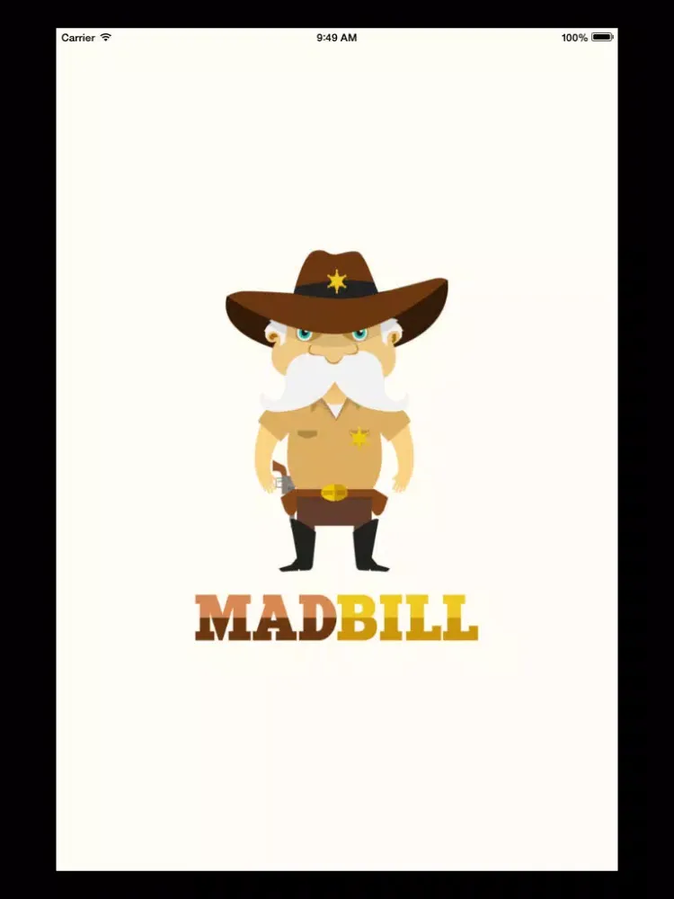 Ảnh chụp màn hình của Madbill iPad 