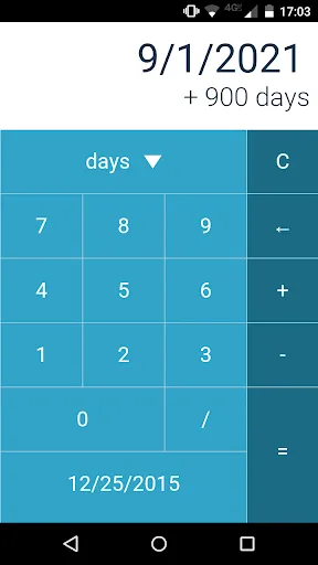 Zrzuty ekranu Date Calculator