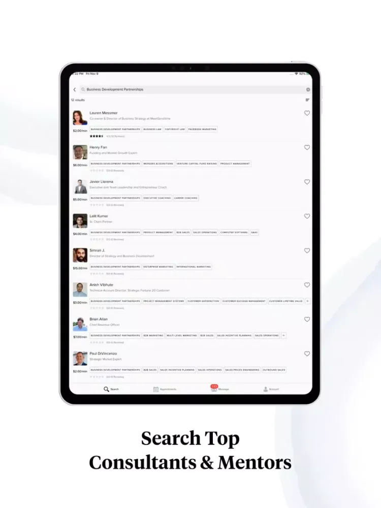 Ảnh chụp màn hình của CommonGenius - Expert Advice iPad 