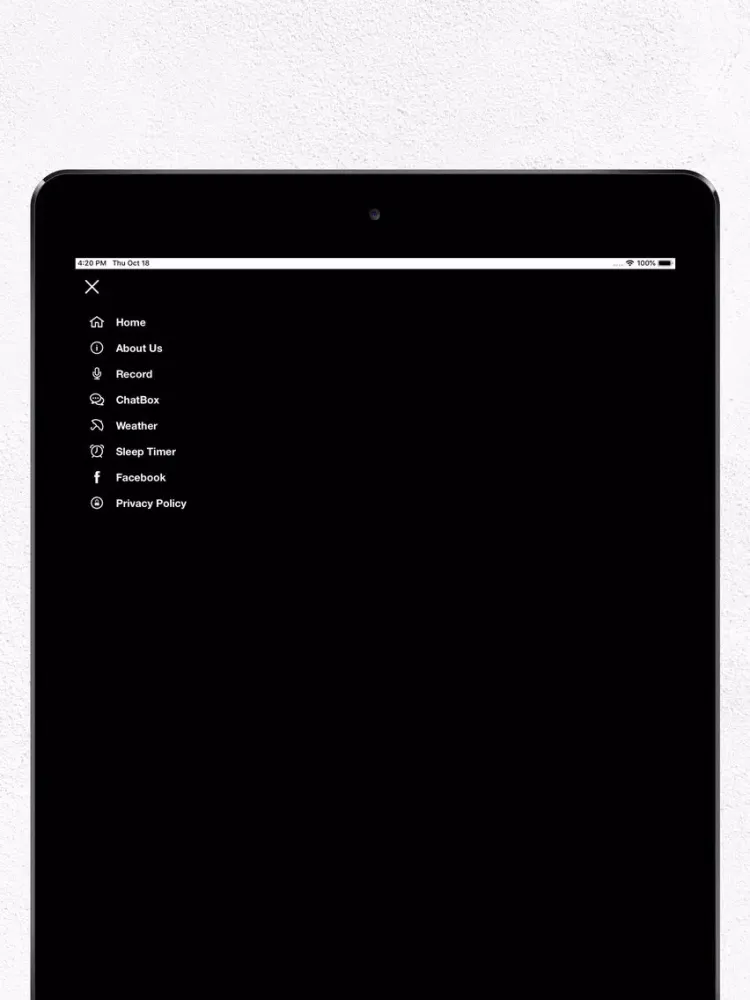 Captures d'écran de Artist Wire Radio iPad 