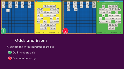 Zrzuty ekranu Hundred Board -Montessori Math
