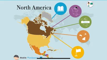 Capturas de tela do North America Geography