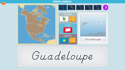 Capturas de tela do North America Geography