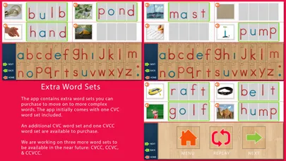 Zrzuty ekranu Montessori Movable Alphabet