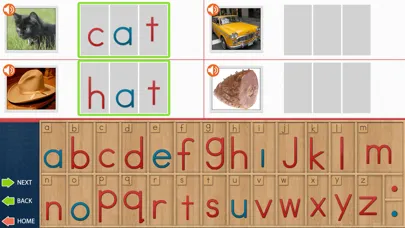 Zrzuty ekranu Montessori Movable Alphabet
