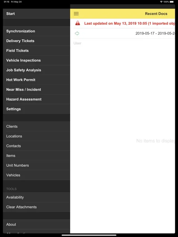 Captures d'écran de Field Ticket 8.0 iPad 