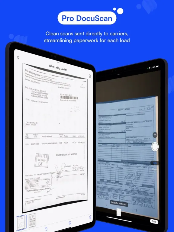 Tangkapan layar RouteMate TMS iPad 