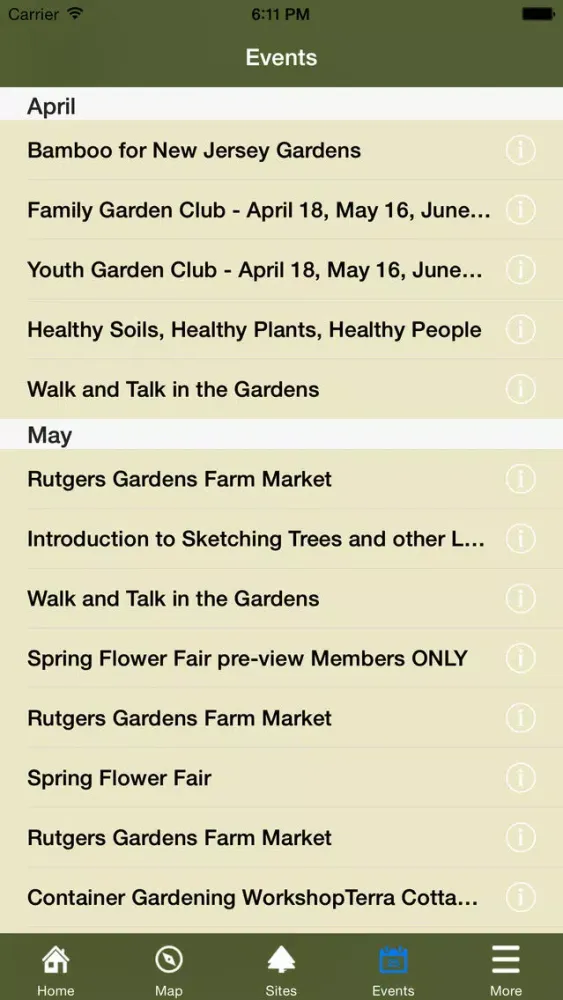 Capturas de pantalla de Rutgers Gardens