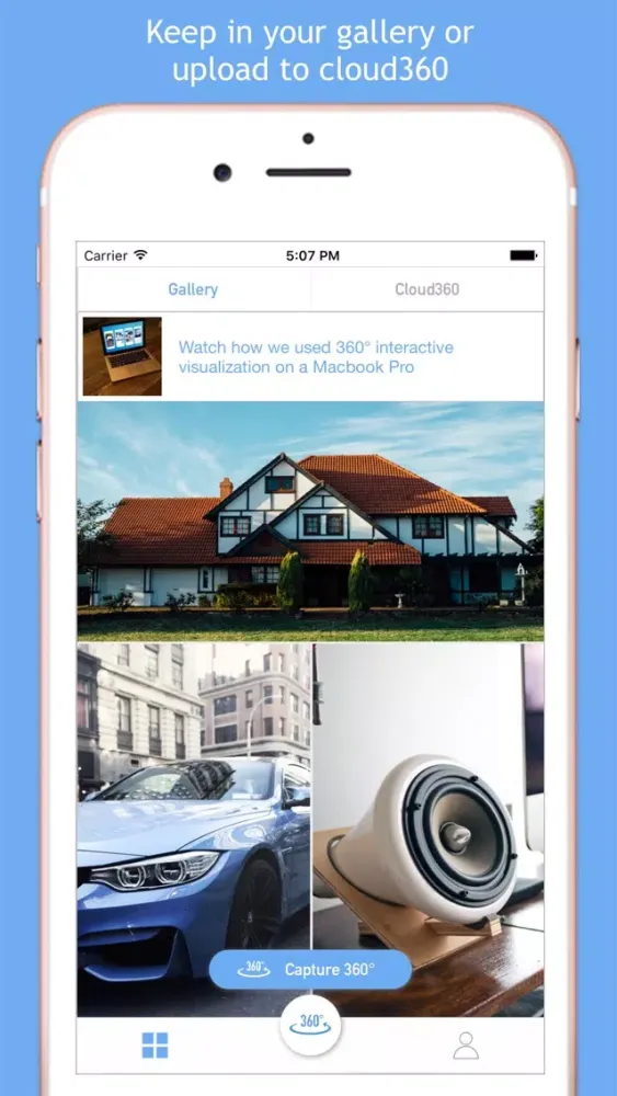 Captures d'écran de Capture 360 - DIY 360° Images
