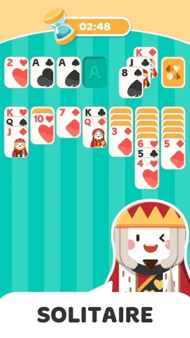 ภาพหน้าจอของ Solitaire ․․