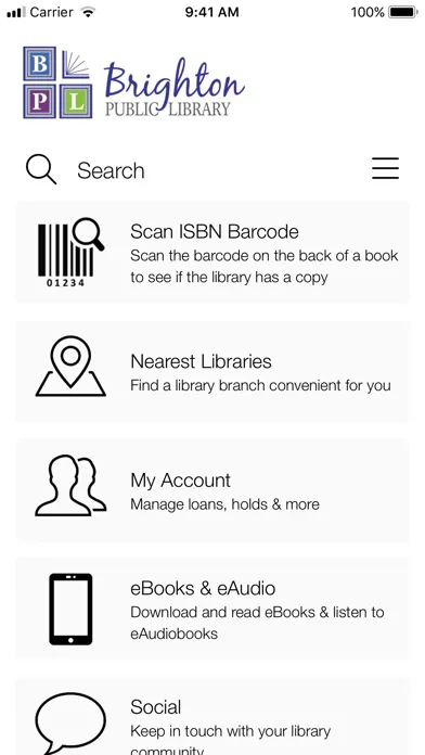 Brighton Public Library स्क्रीनशॉट