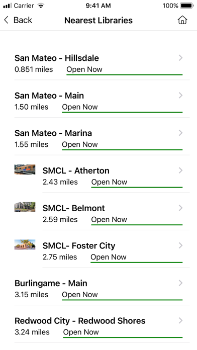 Peninsula Library System Screenshots