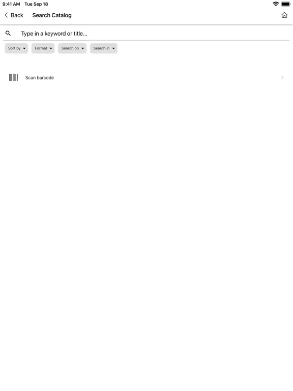 Zrzuty ekranu Placer County Library iPad 