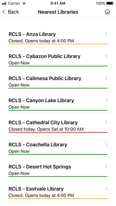 Tangkapan skrin Riverside County Libraries
