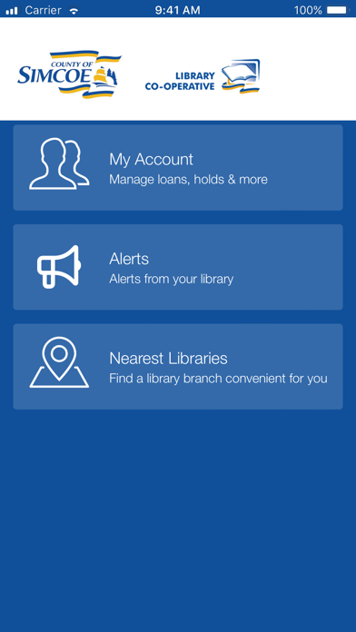 Zrzuty ekranu Simcoe County Libraries