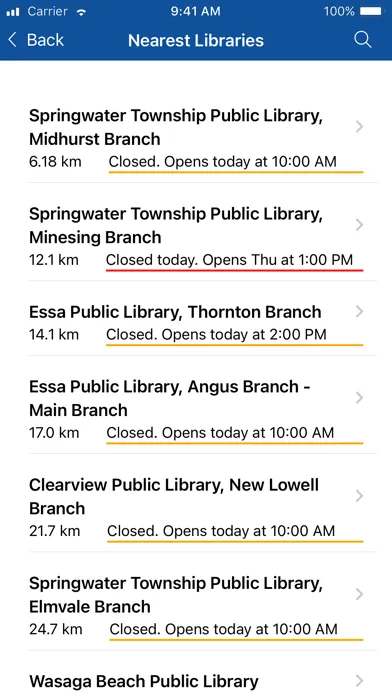 Tangkapan layar Simcoe County Libraries