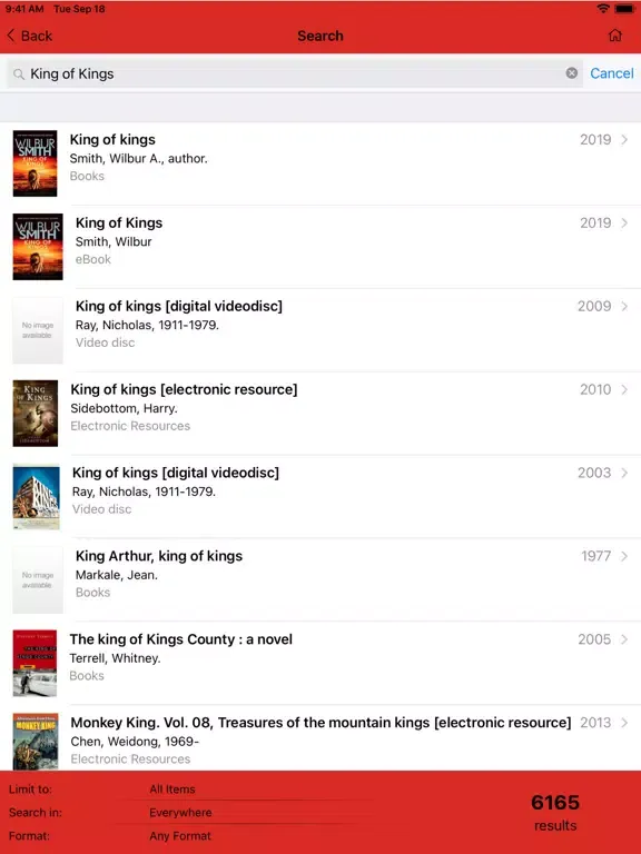 Hawaii State Pub Lib Sys App iPad  Screenshots
