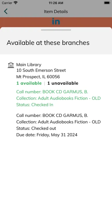 Mount Prospect Public Library Screenshots