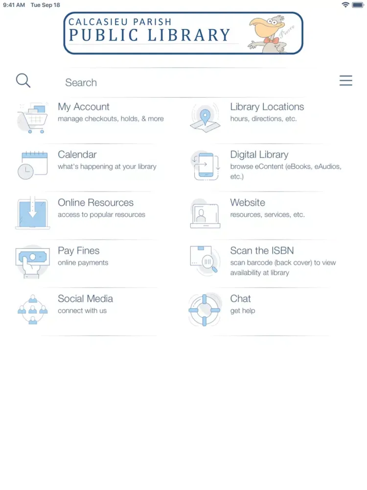 Calcasieu Parish Library iPad 应用截图