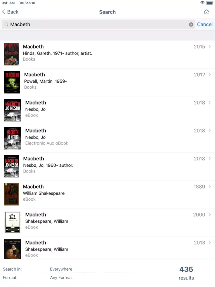 Calcasieu Parish Library iPad 应用截图
