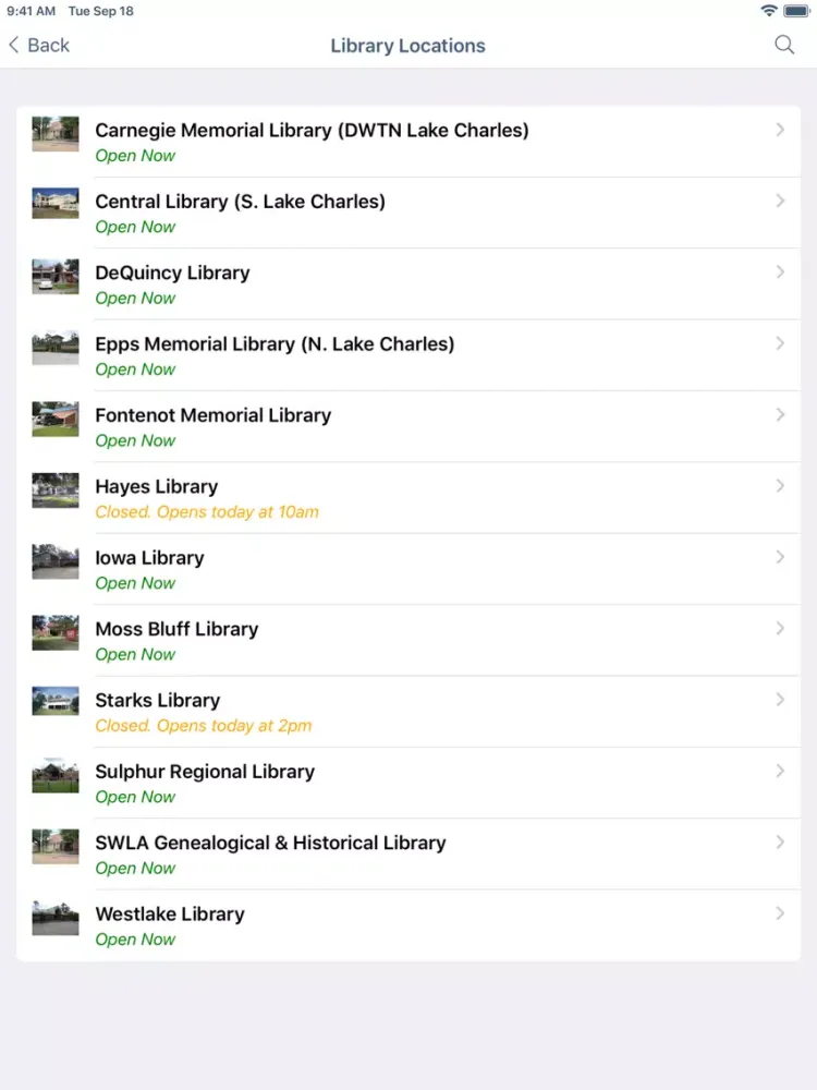 Calcasieu Parish Library iPad 应用截图