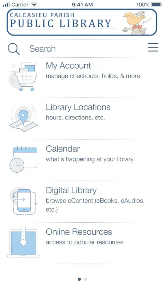 Calcasieu Parish Library应用截图