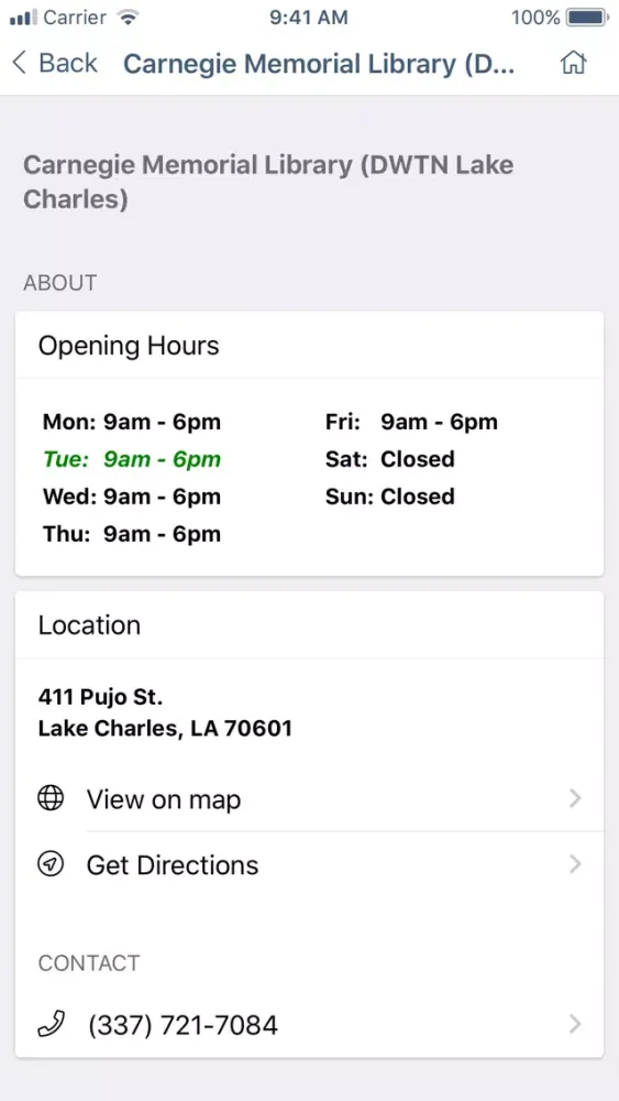 Calcasieu Parish Library应用截图