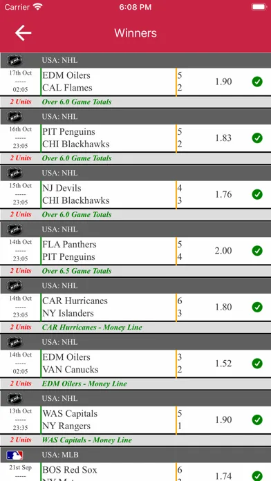 Скриншоты Betting Tips for All US Sports