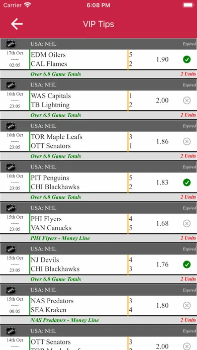 Скриншоты Betting Tips for All US Sports