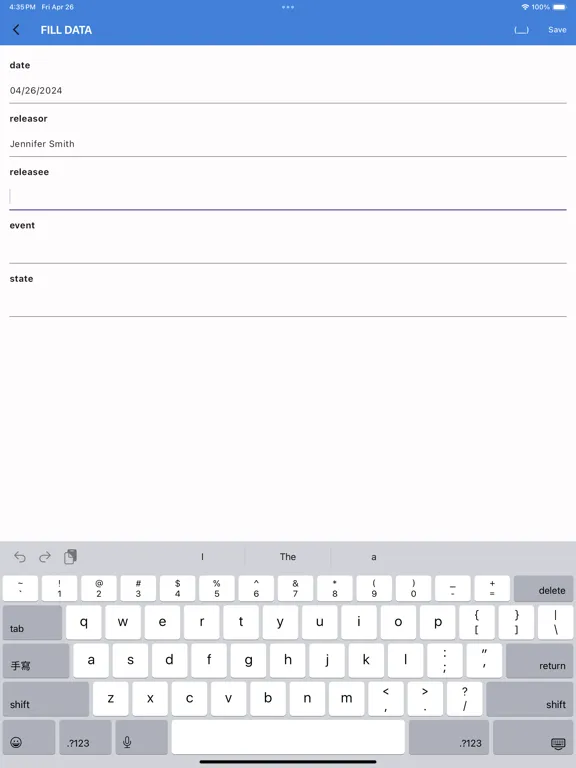 Contract Plus iPad  Ekran Görüntüleri