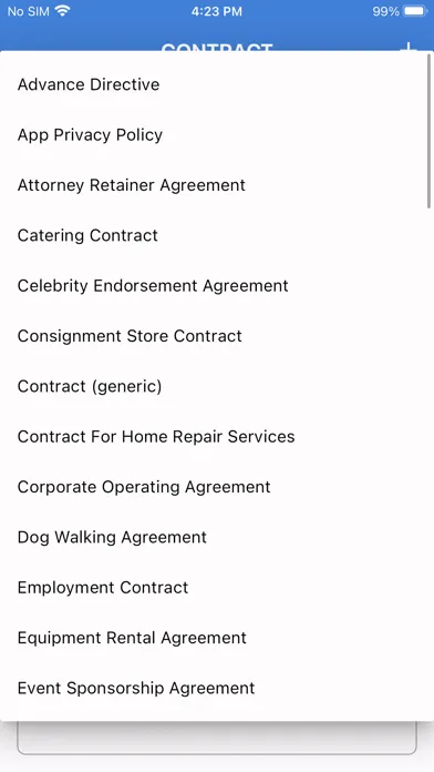 Contract Plus Ekran Görüntüleri