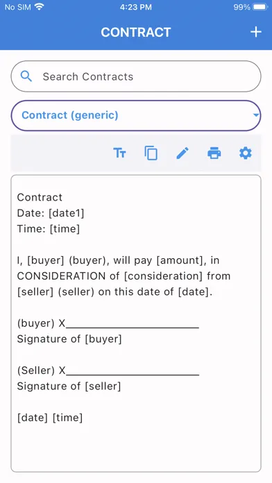 Contract Plus Ekran Görüntüleri