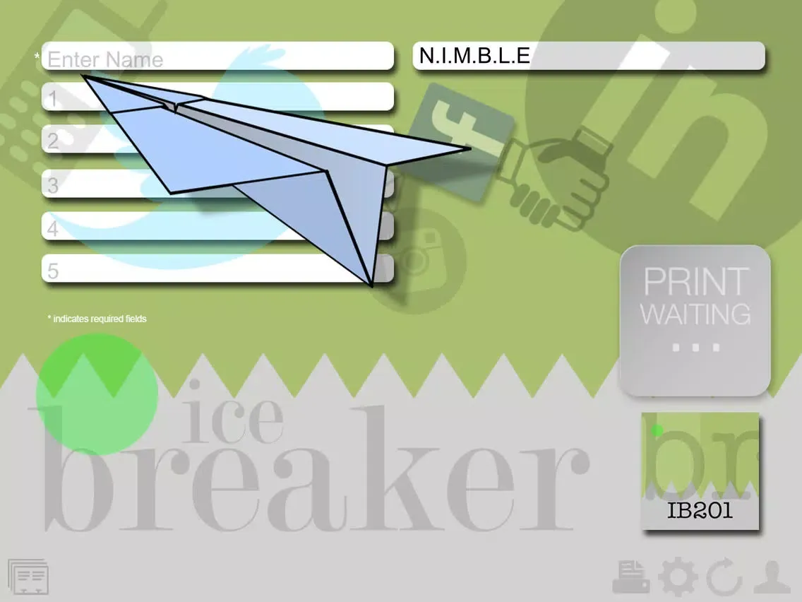 IceBreaker Social Media Business Cards iPad  Ekran Görüntüleri