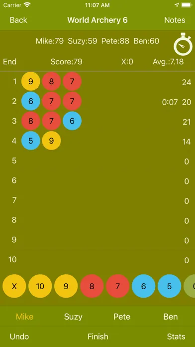 Archery Scoring - Ishi Archery স্ক্রিনশট