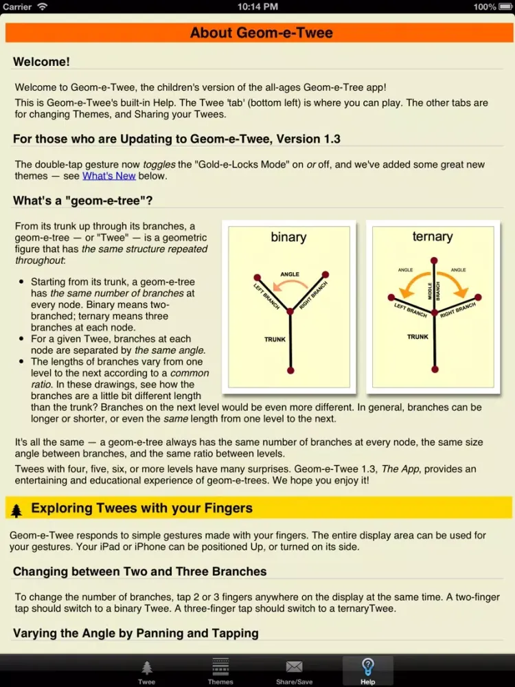 Geom-e-Twee iPad  স্ক্রিনশট