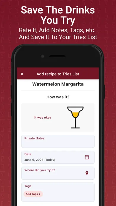 ภาพหน้าจอของ Tried-It: Drink Reviews