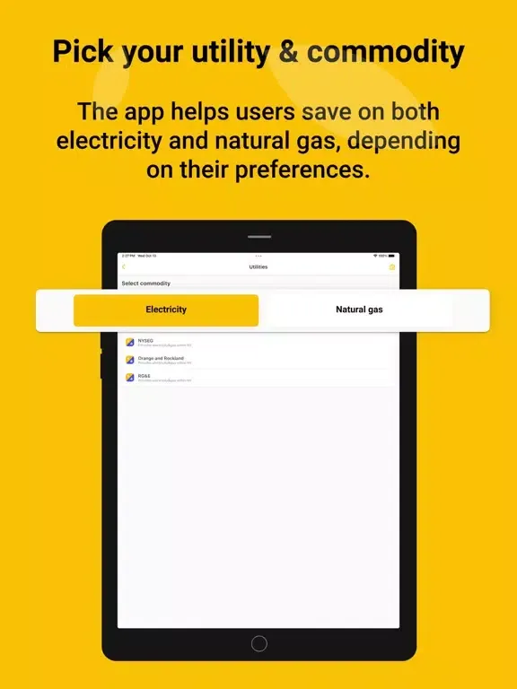 تصاویر Energy5 - Save on Energy iPad 