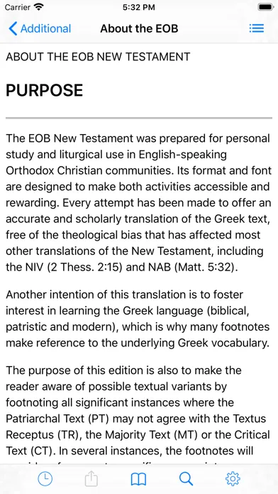 Скриншоты Eastern Orthodox Bible