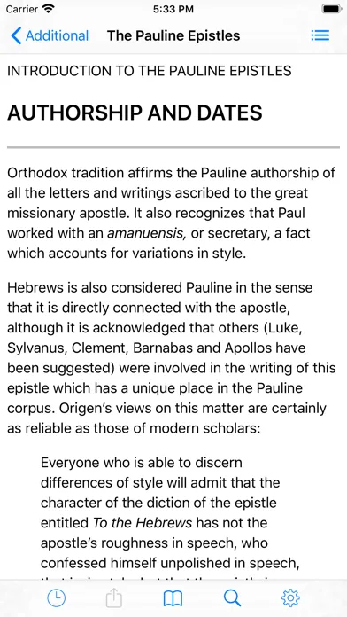 Скриншоты Eastern Orthodox Bible