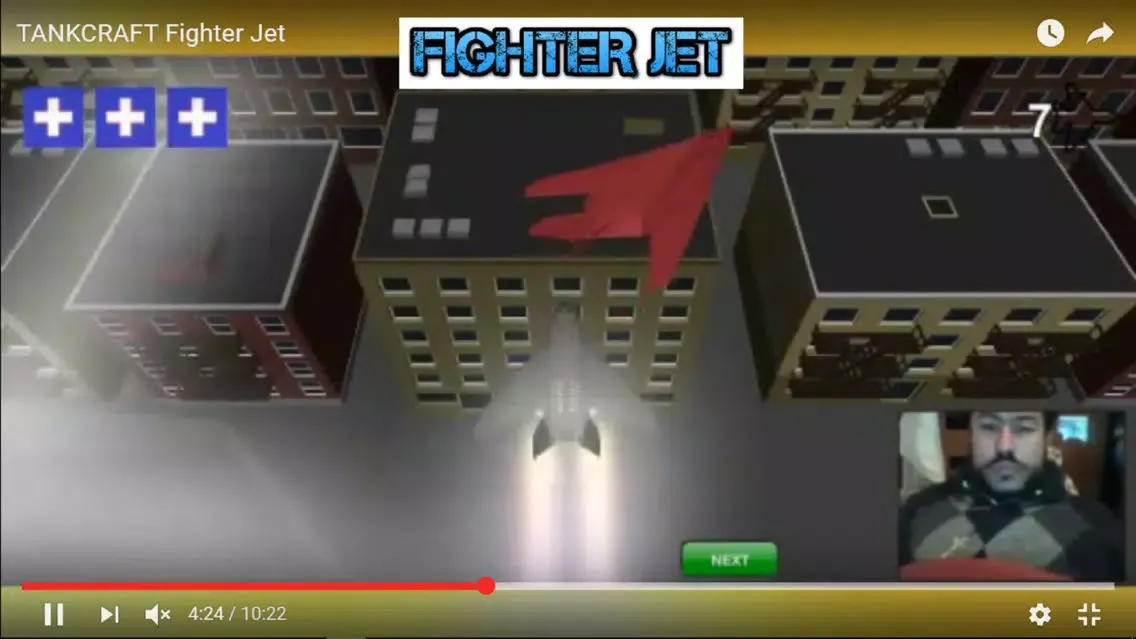 Captures d'écran de Tank craft: Fighter Jet
