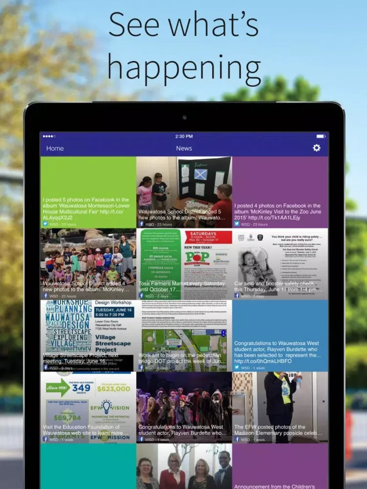Wauwatosa iPad  سکرین شاٹس