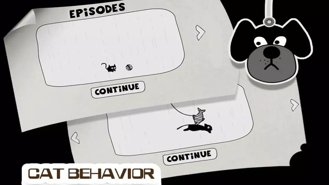 Capturas de tela do Cat behavior